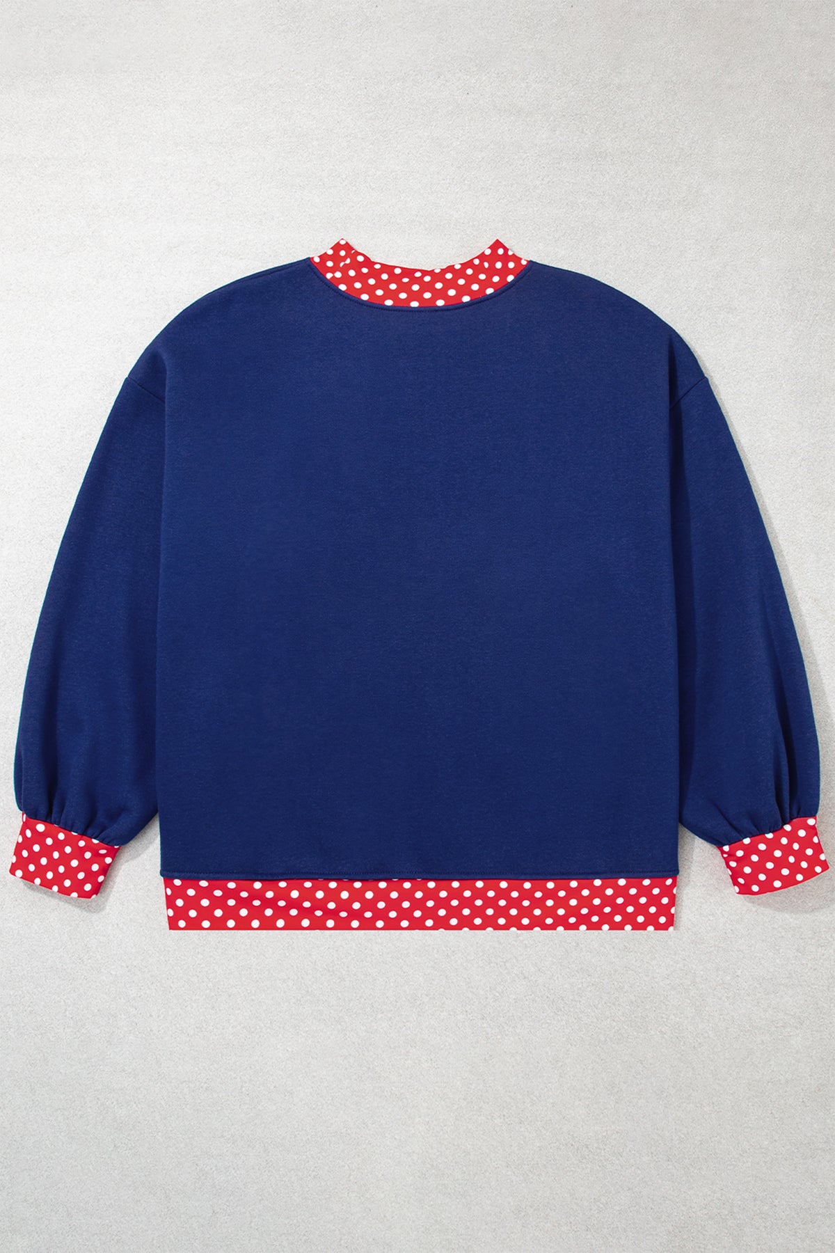 Field Day Polka Dot Plus Size Sweatshirt