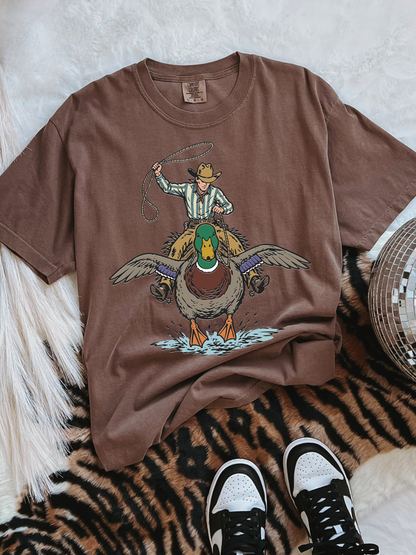 Cowboy Mallard Comfort Colors Tee