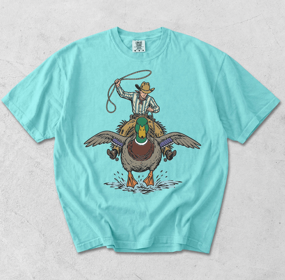 Cowboy Mallard Comfort Colors Tee