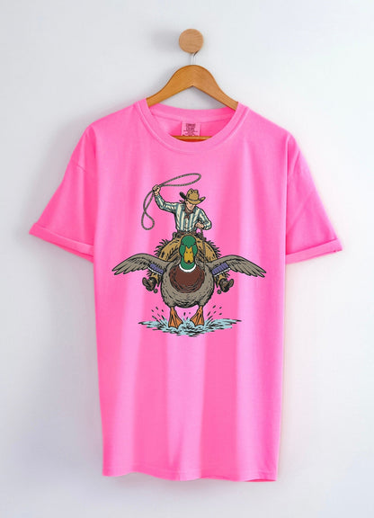 Cowboy Mallard Comfort Colors Tee