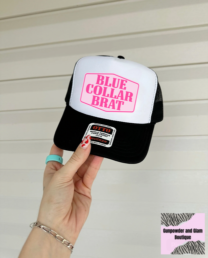 Blue Collar Brat Trucker Hat