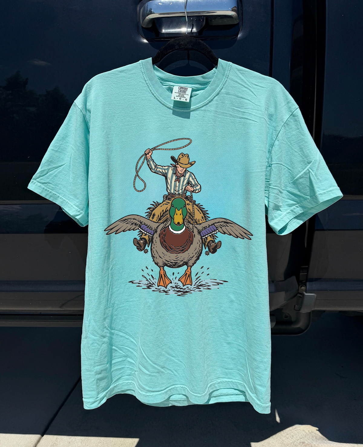 Cowboy Mallard Comfort Colors Tee