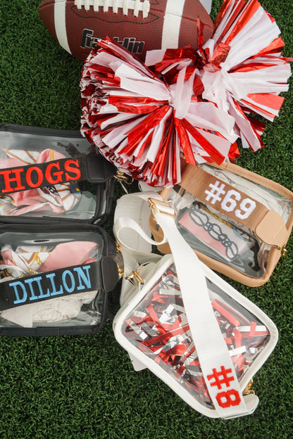 Clear Gameday + Concert Purse | Customizable
