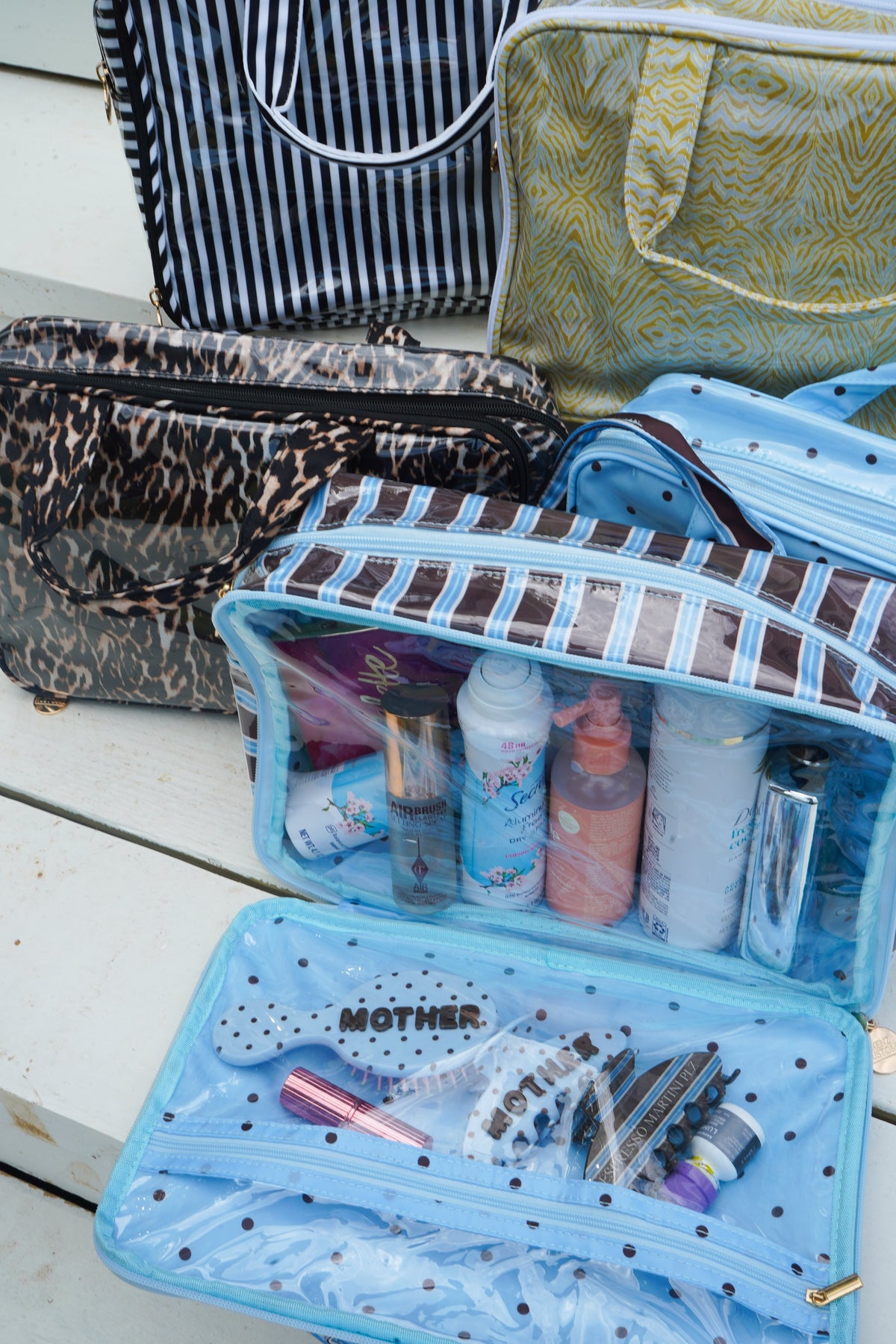 Clear Coat Toiletry Case - Fall Collection