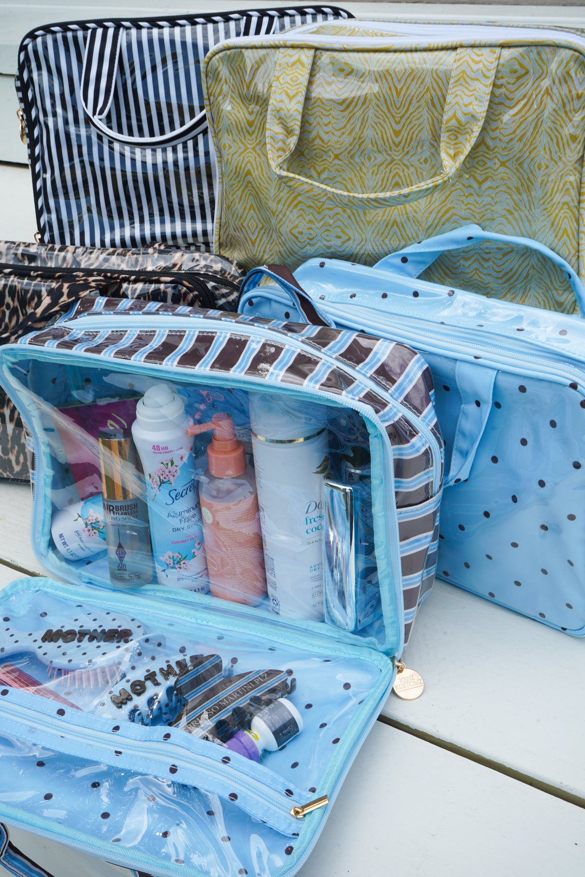 Clear Coat Toiletry Case - Fall Collection