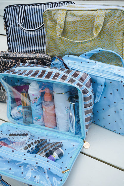 Clear Coat Toiletry Case - Fall Collection