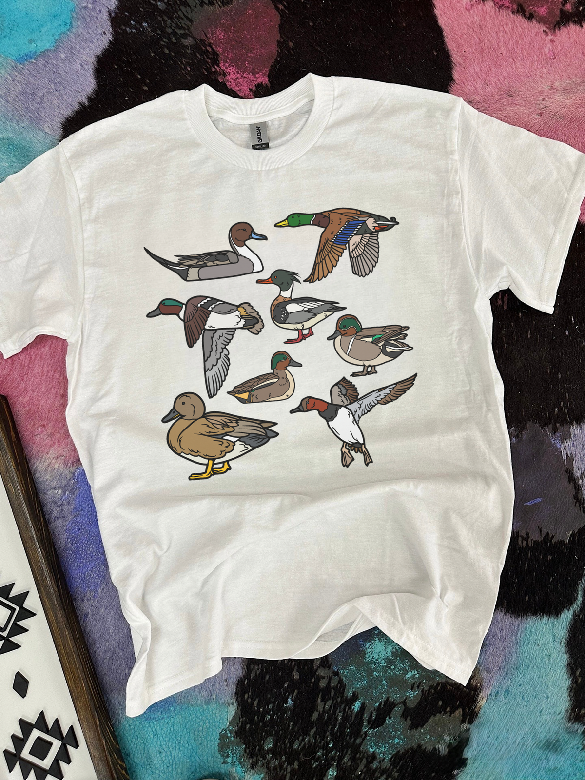 Duck Collage Tee or Crewneck