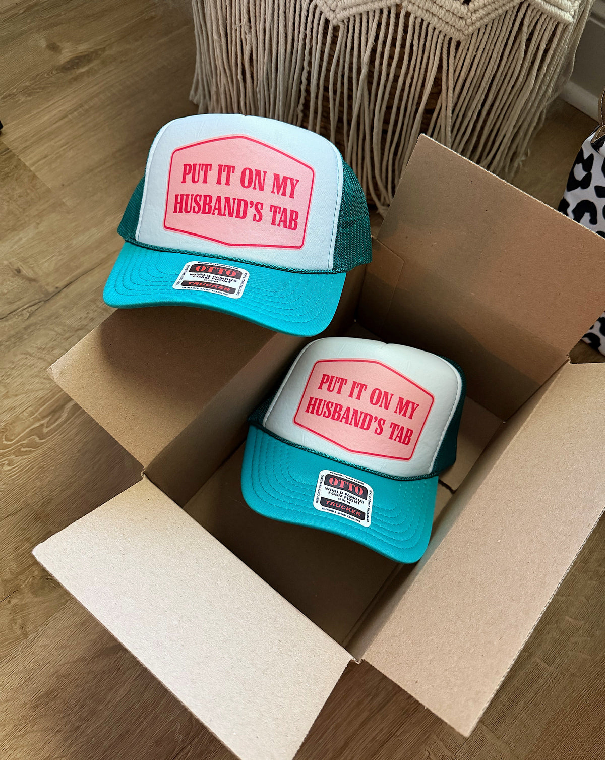 Husband’s Tab Trucker Hat
