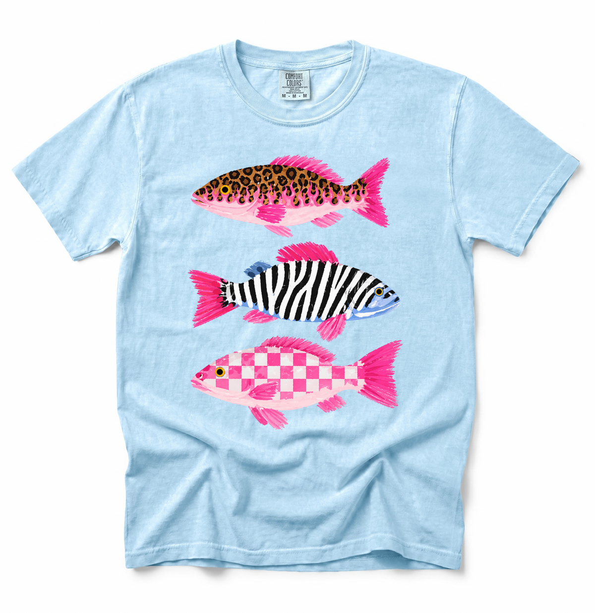 Groovy Fish Comfort Colors Tee