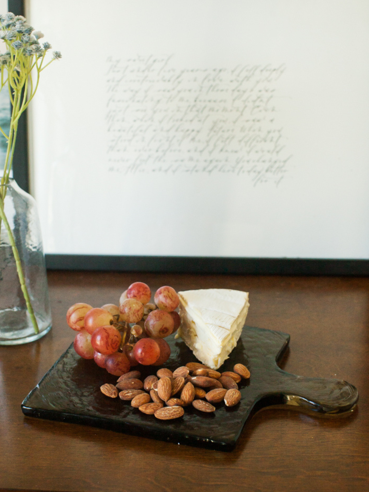 Hammered Glass Square Serving Boards