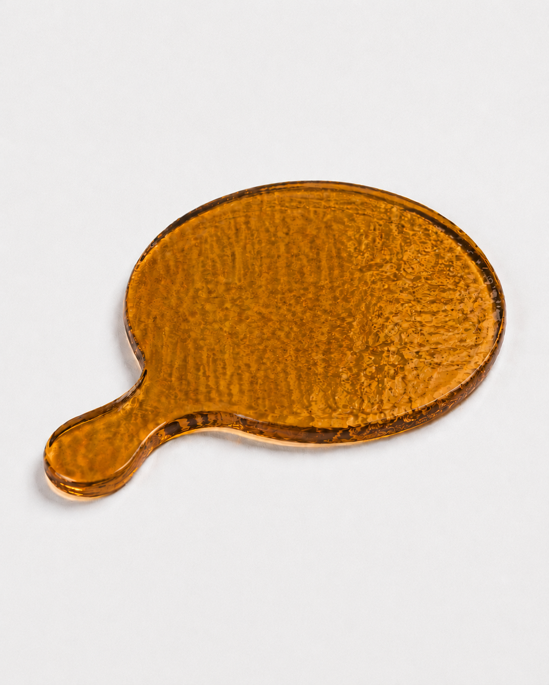 Hammered Glass Round Serving Boards