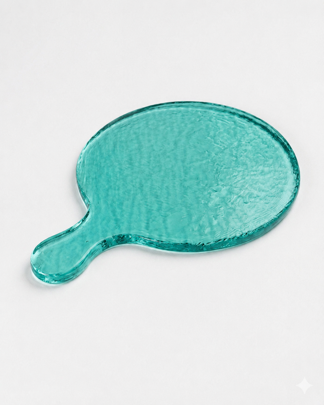 Hammered Glass Round Serving Boards