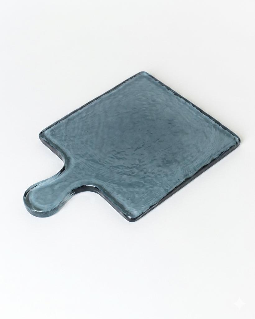 Hammered Glass Square Serving Boards