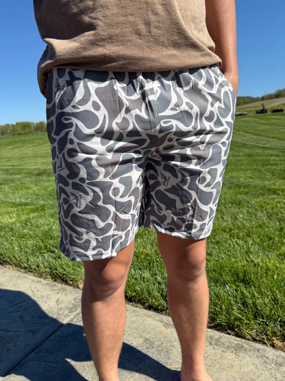 Whitetail Co. Hunt Camp Shorts Faded Old Camo