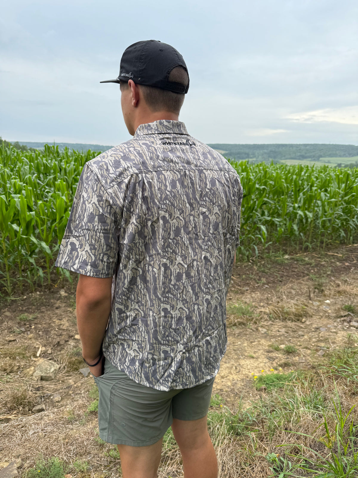 Whitetail Co. Old Tree Bark Camo Pearl Snap