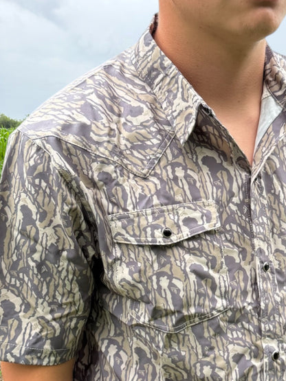 Whitetail Co. Old Tree Bark Camo Pearl Snap