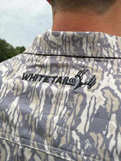 Whitetail Co. Old Tree Bark Camo Pearl Snap