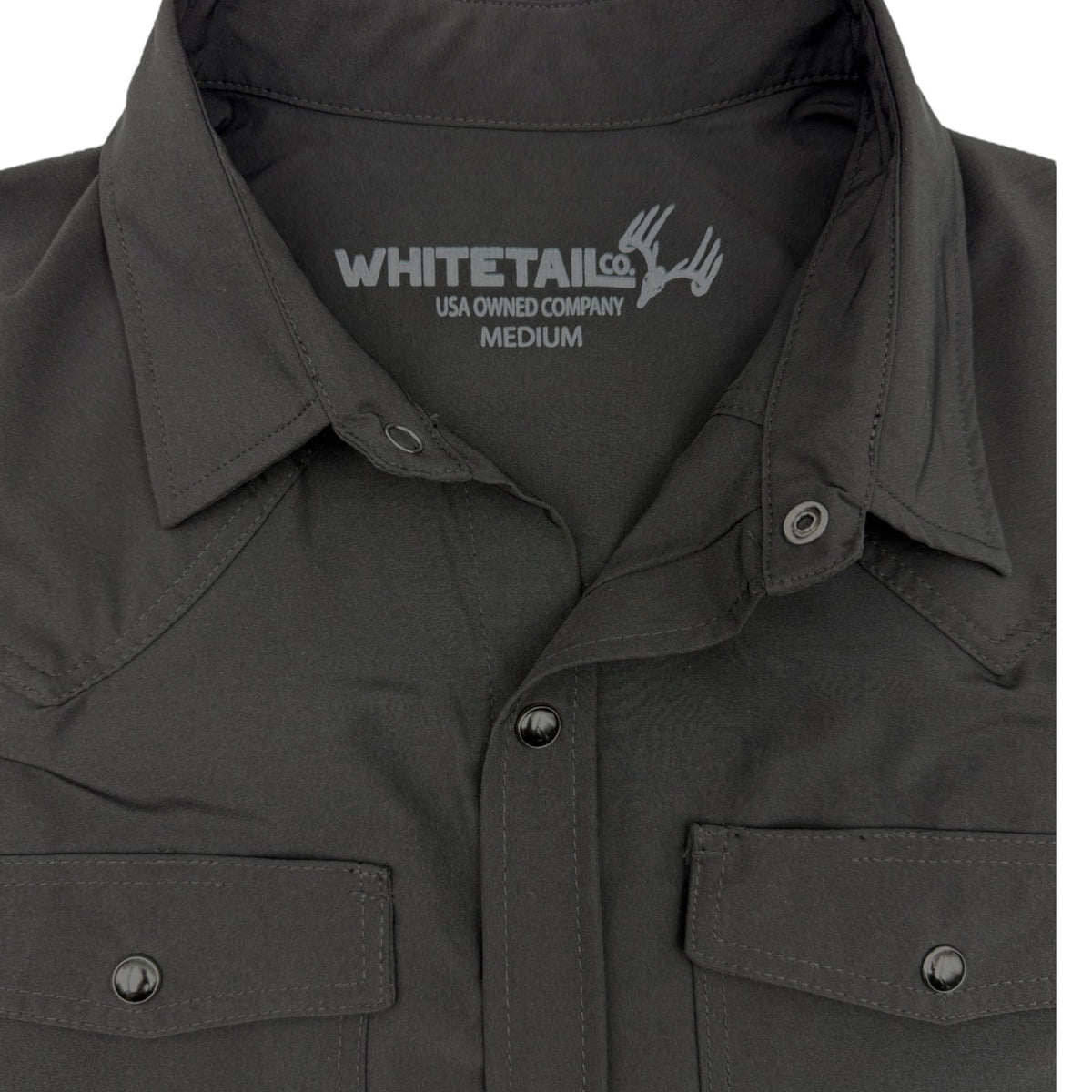 Whitetail Co. Midnight Cowboy Pearl Snap