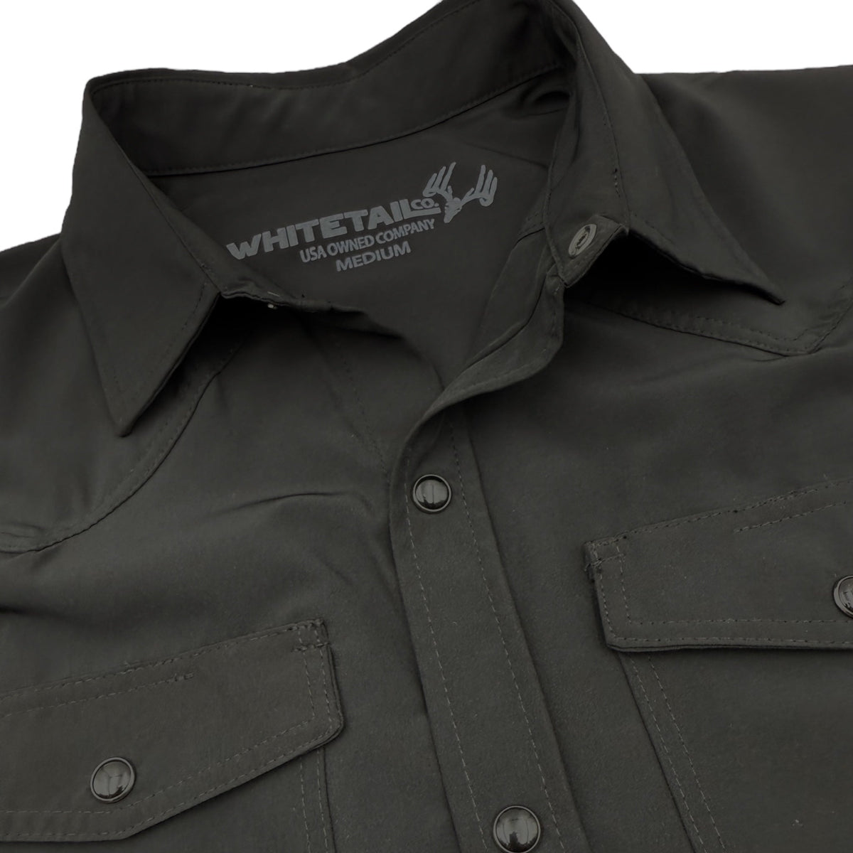 Whitetail Co. Midnight Cowboy Pearl Snap