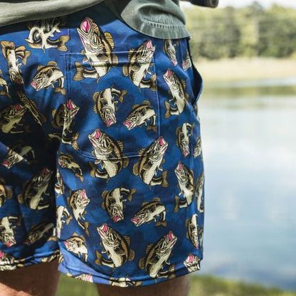Men's Performance Athletic Shorts | 5.5"- Big Bass Daddy