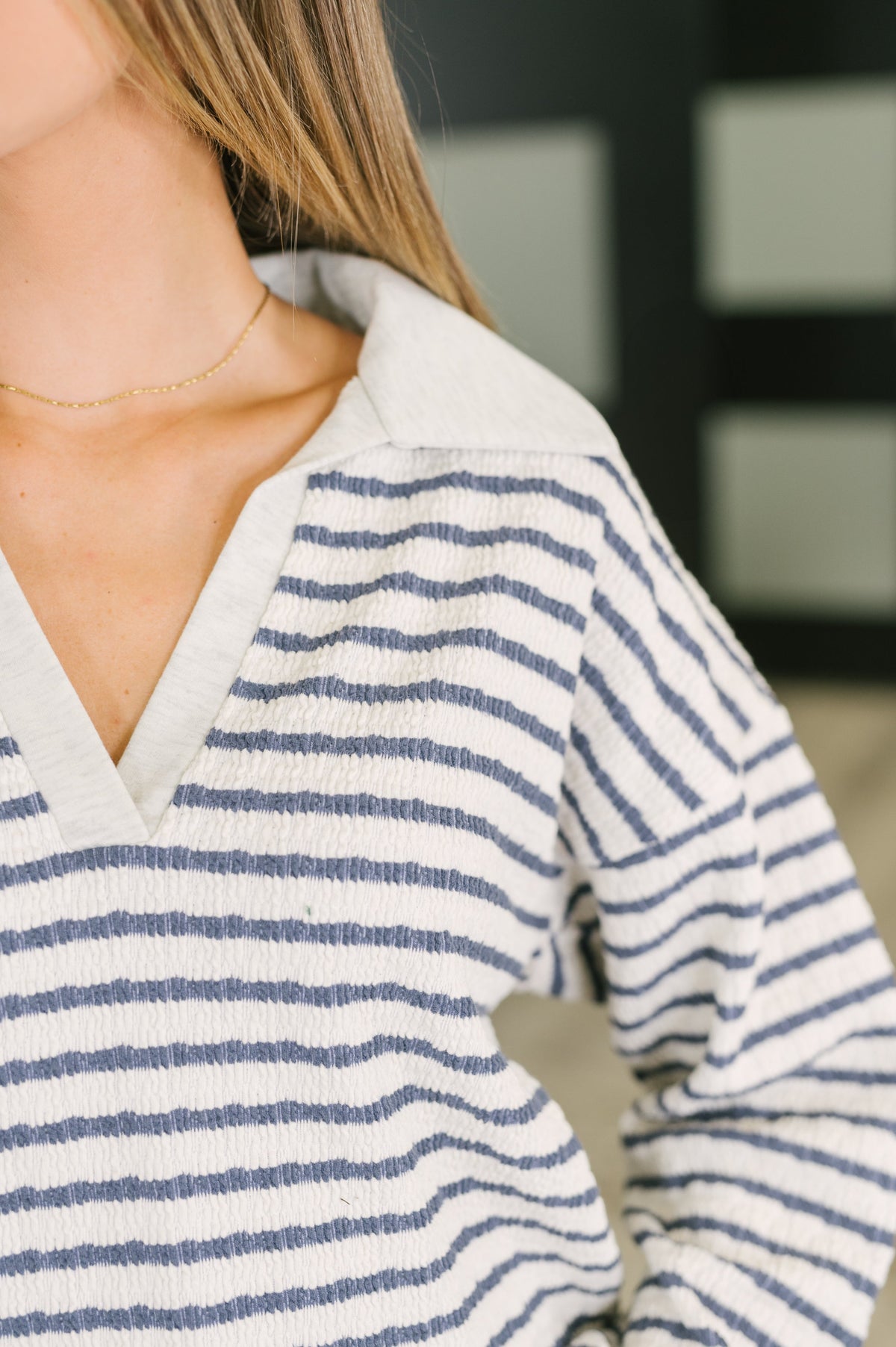 Let It Be Known Casual Collared Top