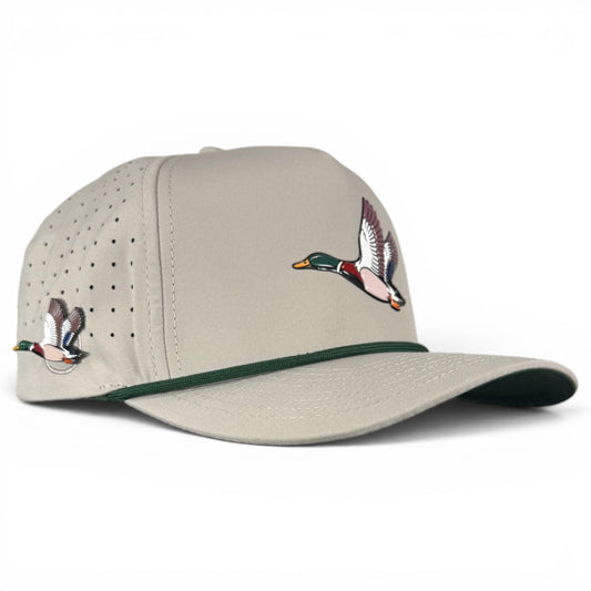 Mallard Golf Snapback Hat with Magnetic Ball Marker