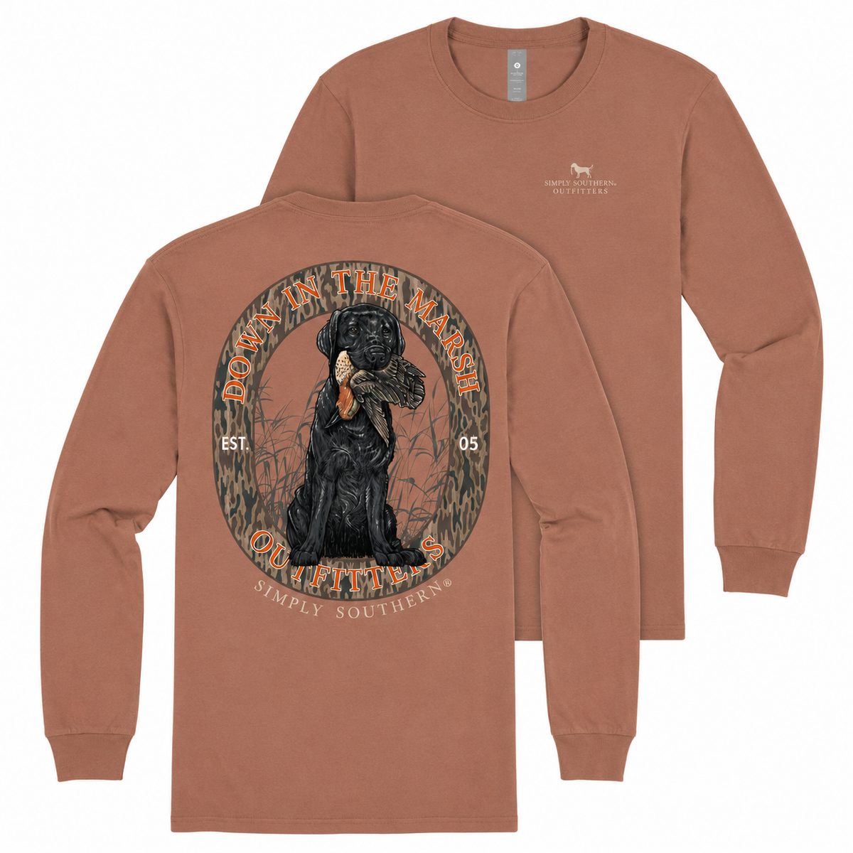 Down In The Marsh - Dog & Duck - SS - F26 - YOUTH Long Sleeve