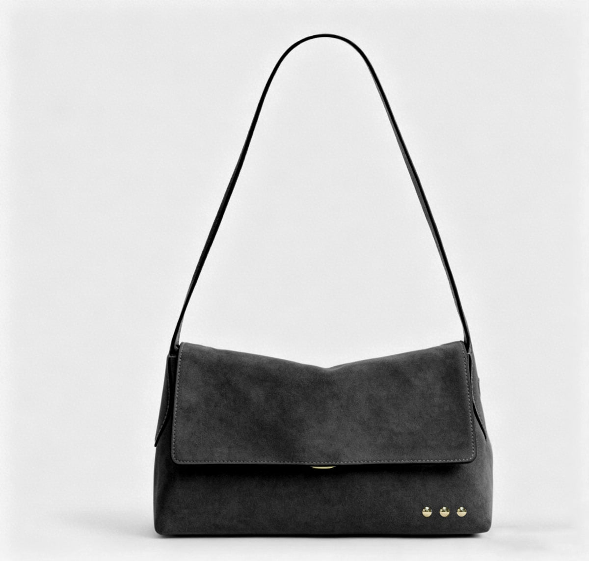 Miranda Faux-Suede Flap Crossbody Bag