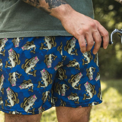 Men's Performance Athletic Shorts | 5.5"- Big Bass Daddy