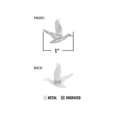 Duck It Silver - Stainless Steel Necklace