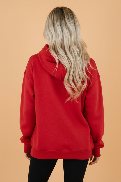Gingham Patchwork Pocket Hoodie — product image 4