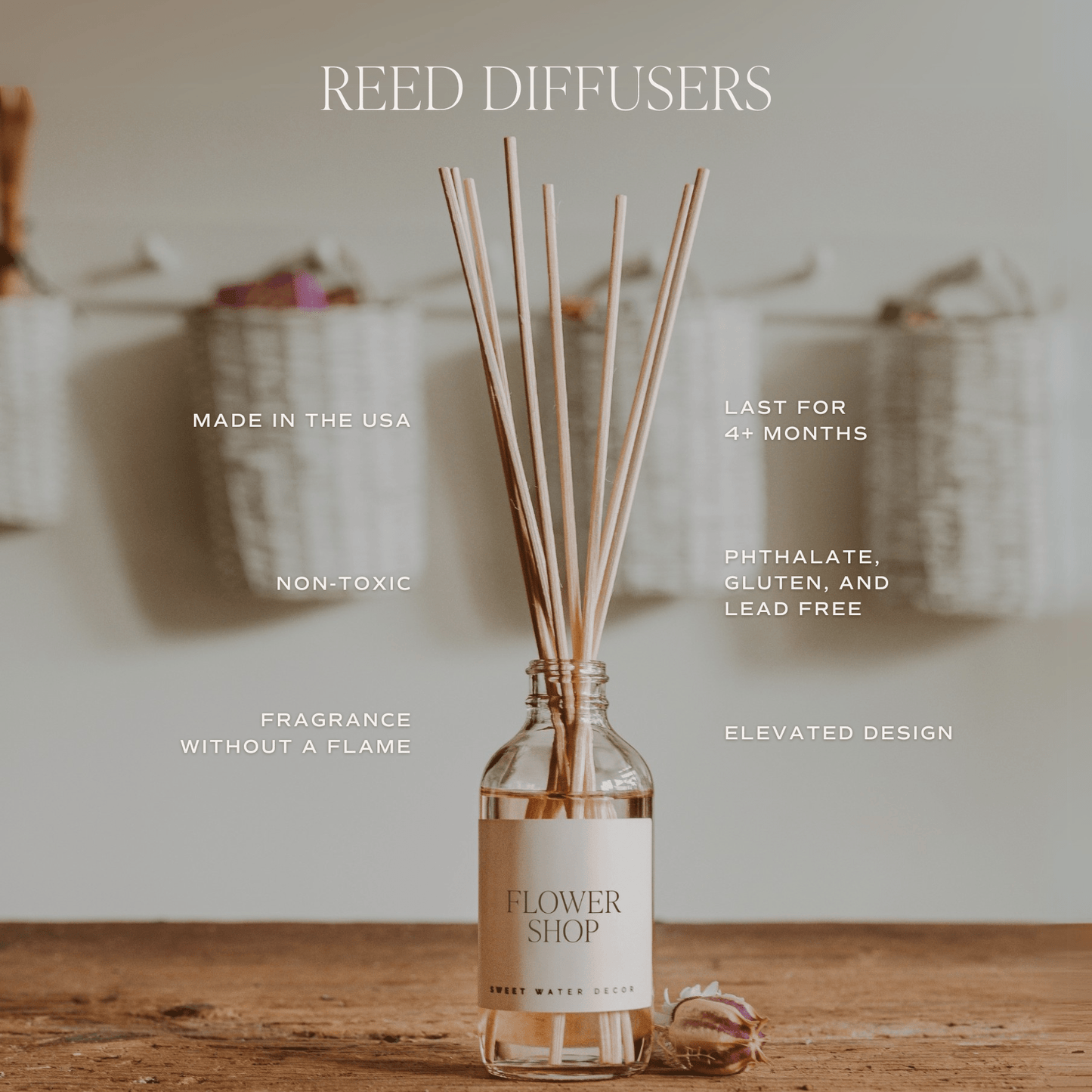Luxury Getaway Clear Reed Diffuser