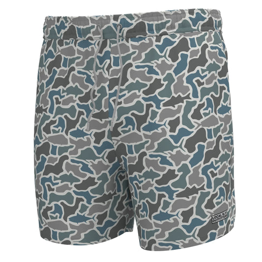 Bayview Swim Trunk - Fish Camo