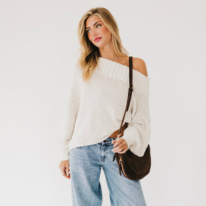 Netty Faux-Suede Crossbody Bag