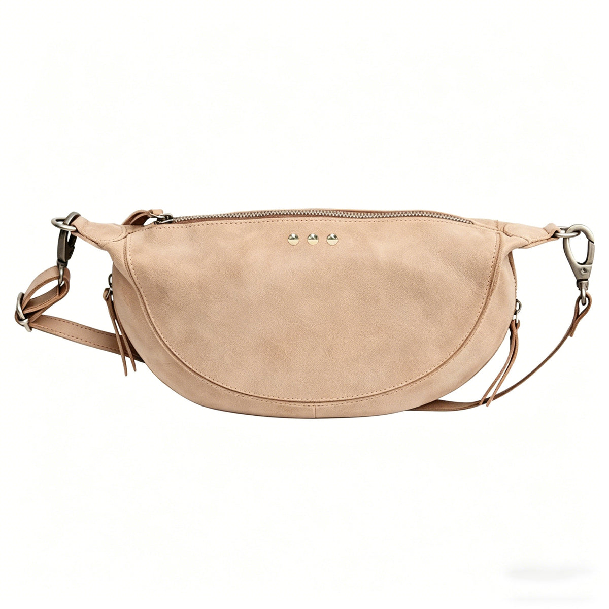 Netty Faux-Suede Crossbody Bag