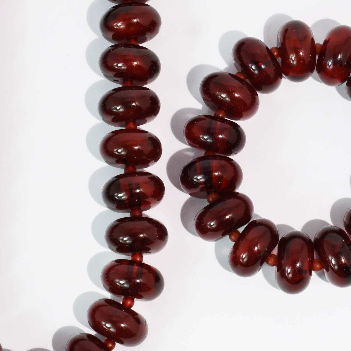 Sugar Bead Maroon Jewelry Set