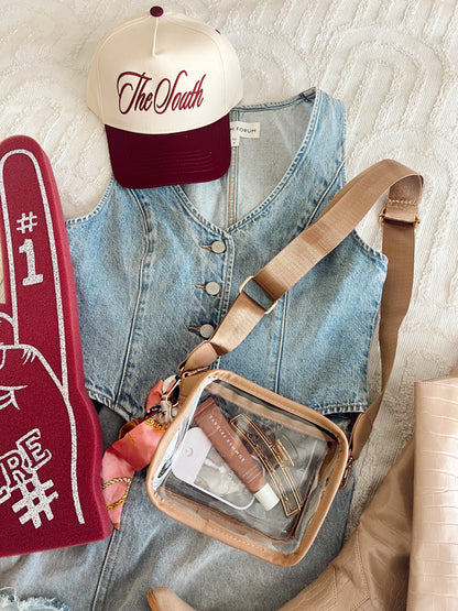 Clear Gameday + Concert Purse | Customizable