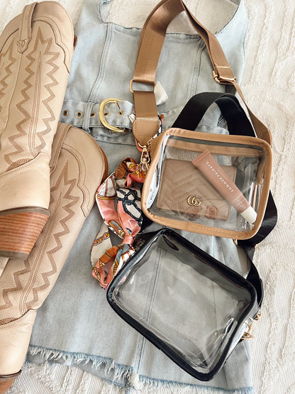 Clear Gameday + Concert Purse | Customizable