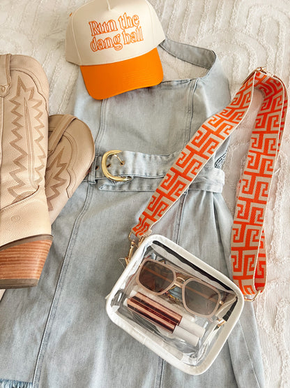 Clear Gameday + Concert Purse | Customizable