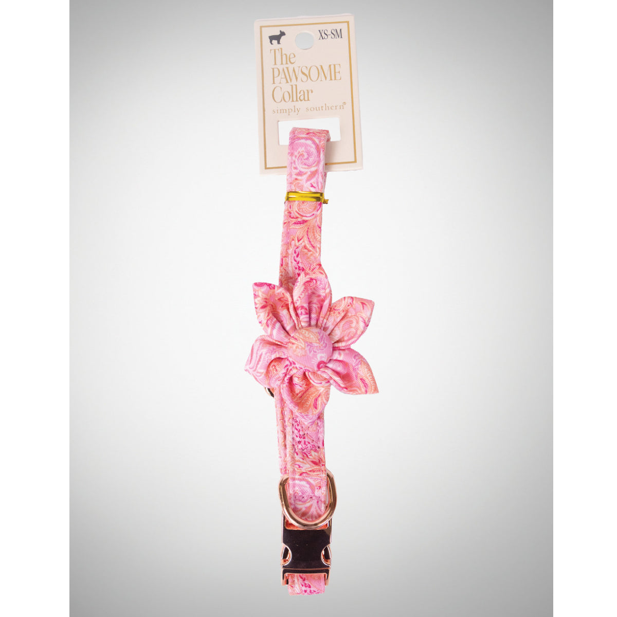 Simply Southern® Pet Collar: Pink Paisley