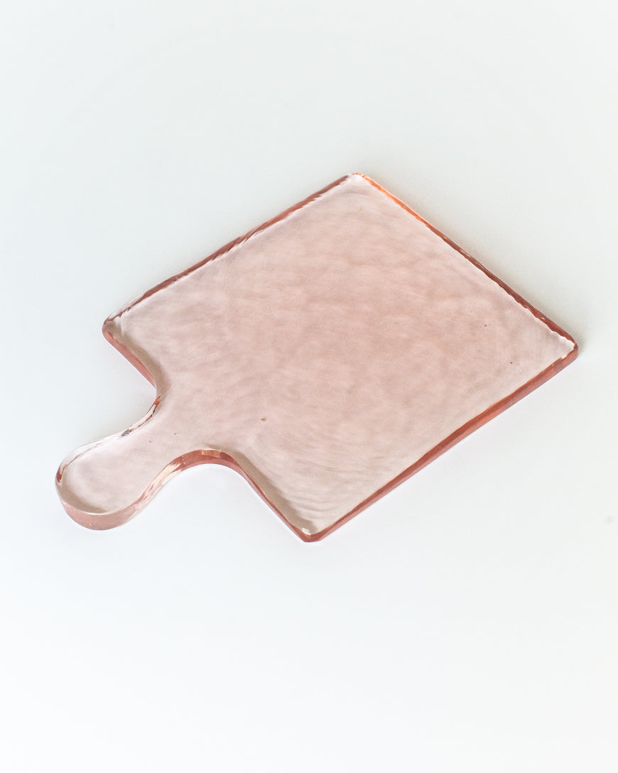 Hammered Glass Square Serving Boards