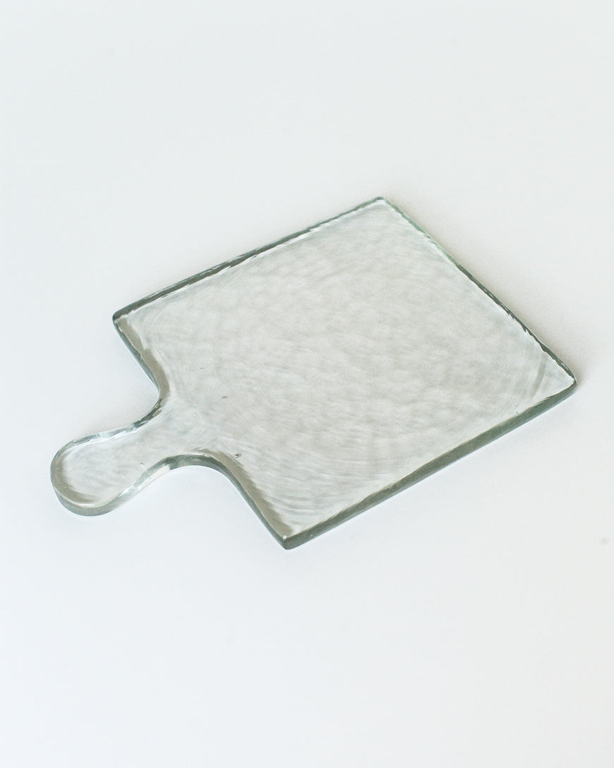 Hammered Glass Square Serving Boards
