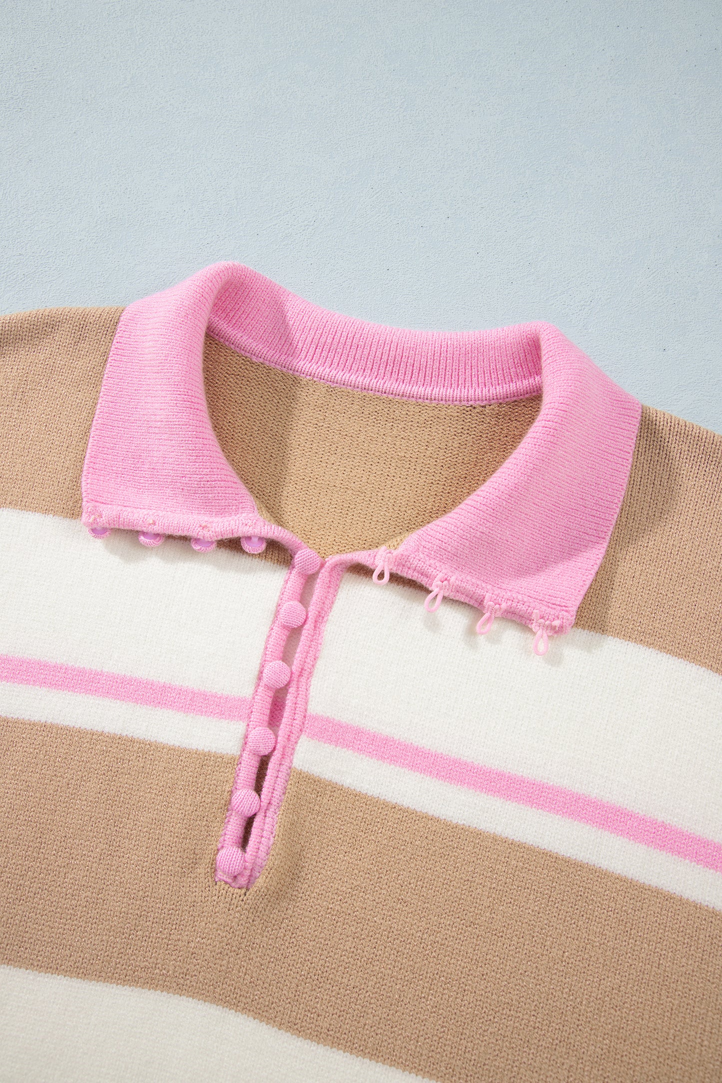 Marsh Striped Drop Shoulder Sweater