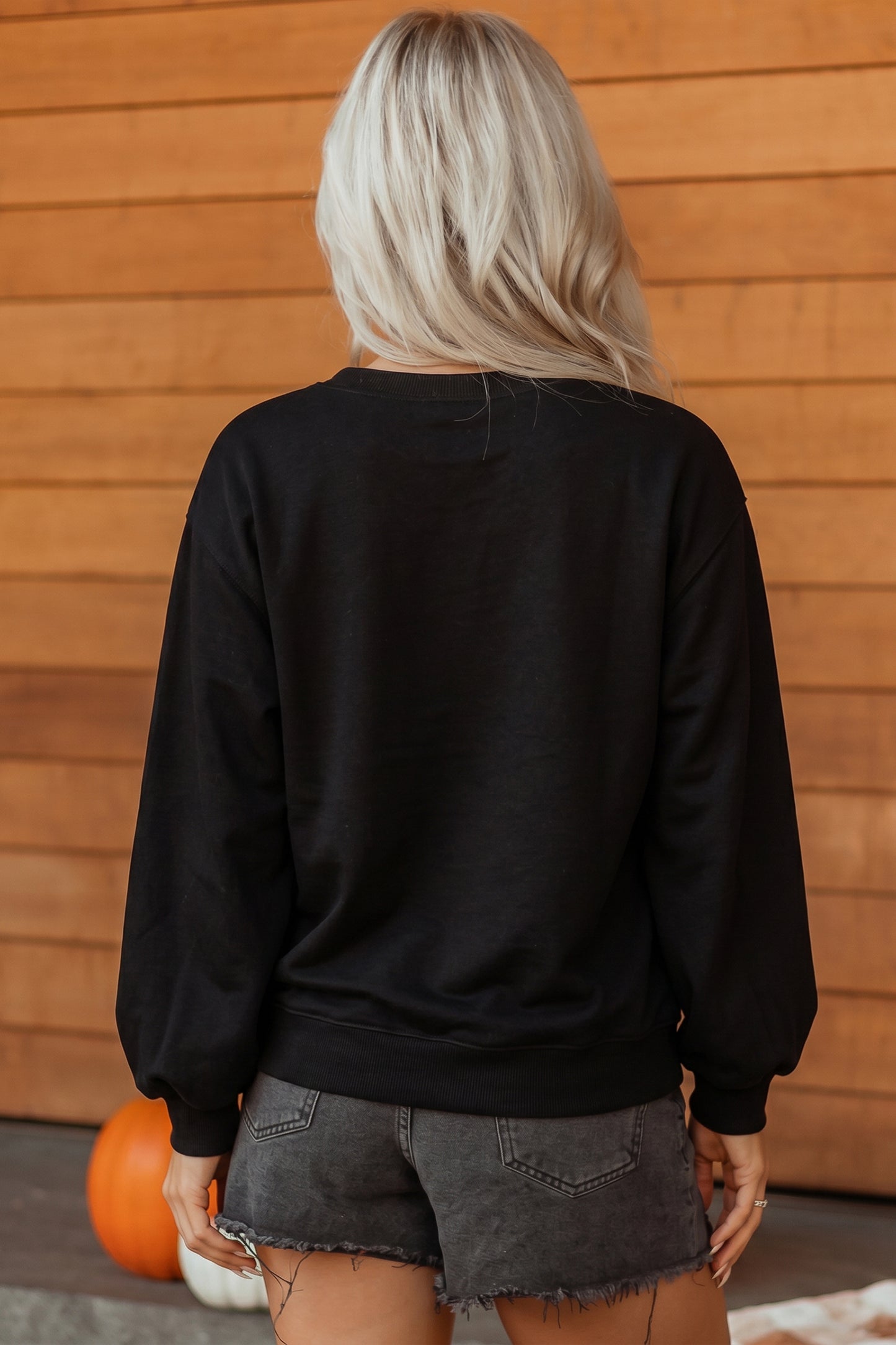 Spooky Season Embroidered Sweatshirt
