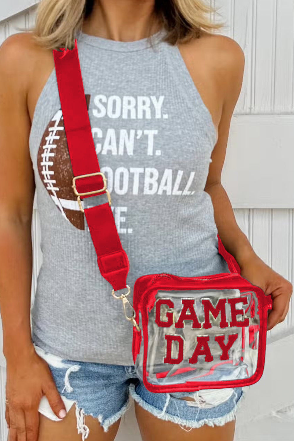 Friday Night Game Day Clear Bag