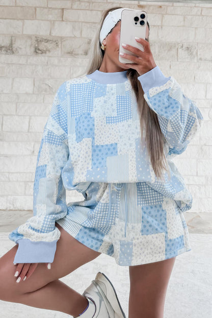 Garden Party Floral Shorts Set