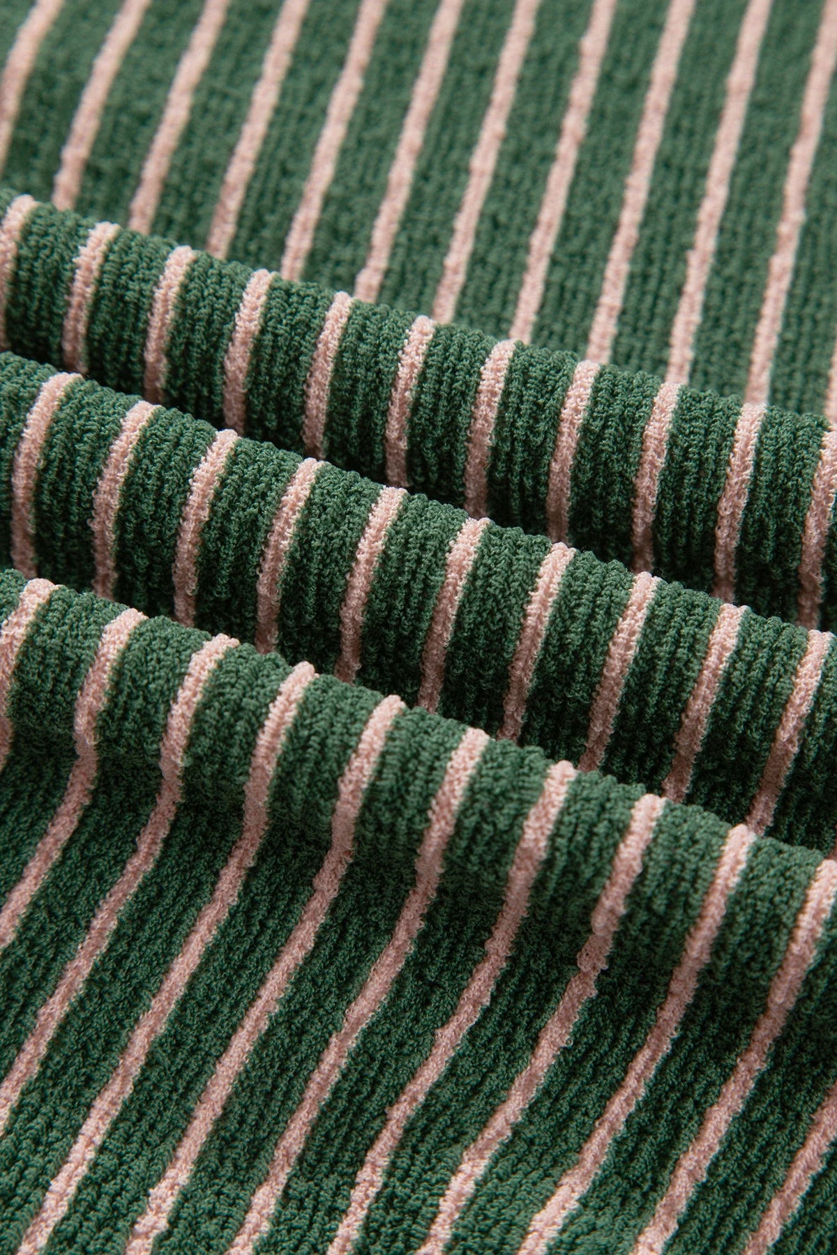 Stripe Contrast Trim Buttoned V-Neck Cardigan — product image 5