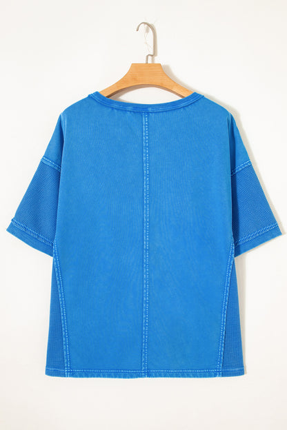 Stardust Mineral Wash Mesh Tee