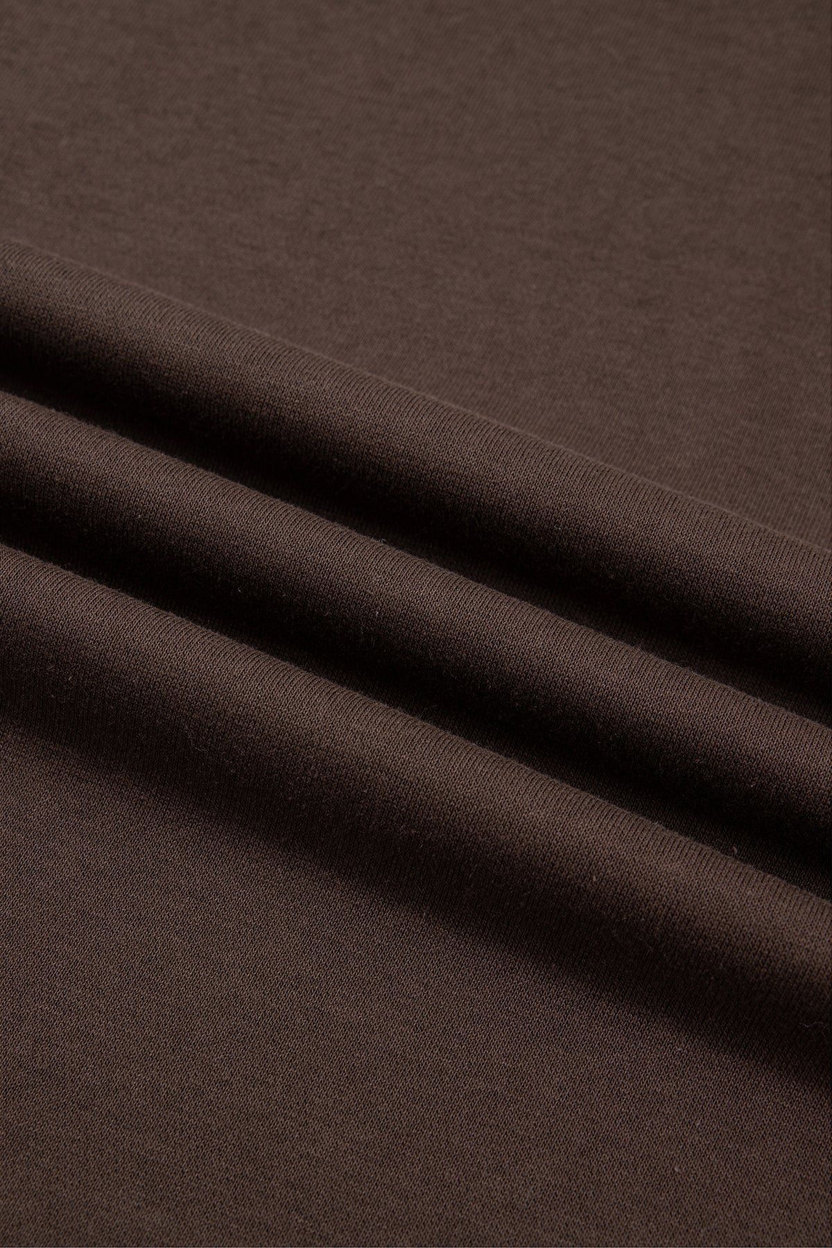 Lace-Hem Mock Neck Sweatshirt