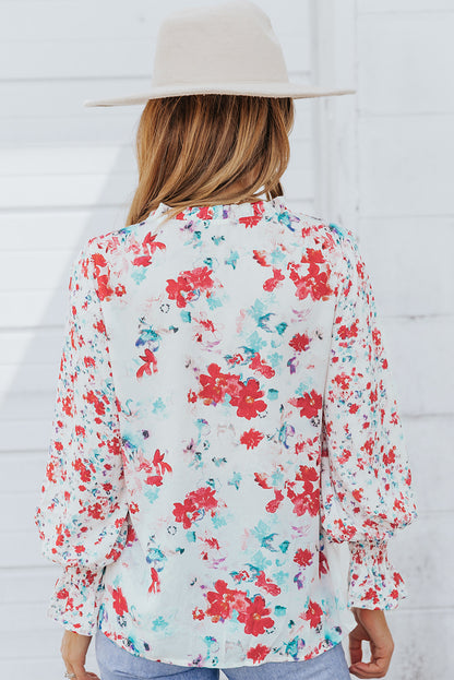 Meadow Floral Smocked Blouse
